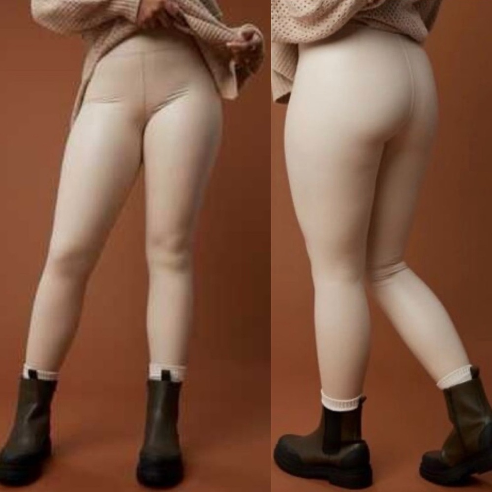 Aerie Offline Faux leather leggings